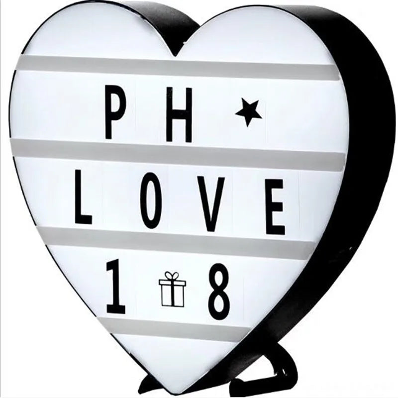 HeartGlow Cinema Box Light