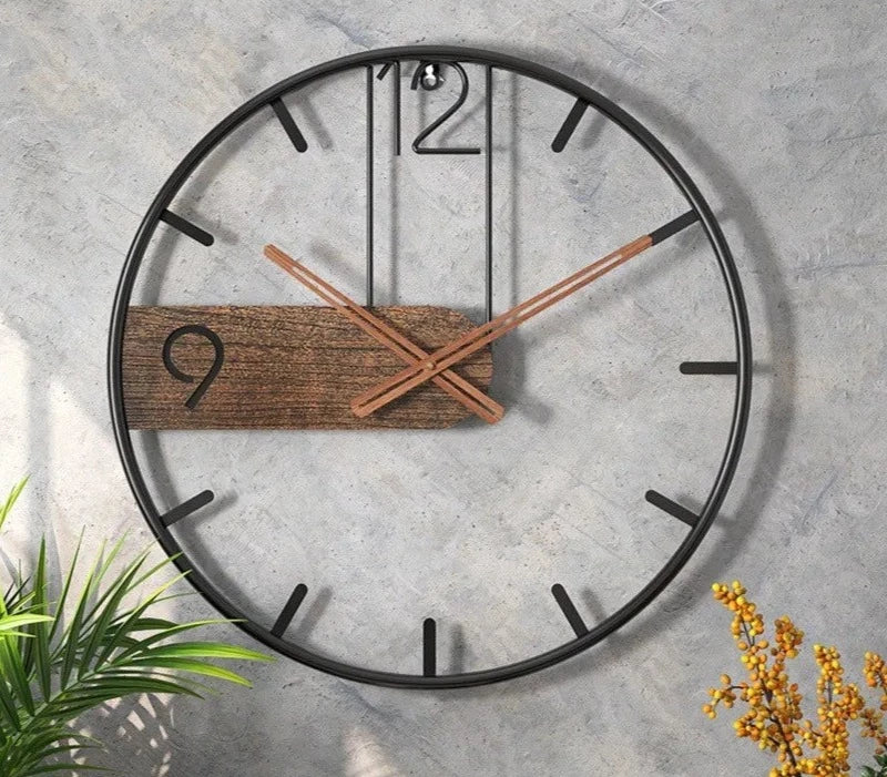 Iron Wall Clock