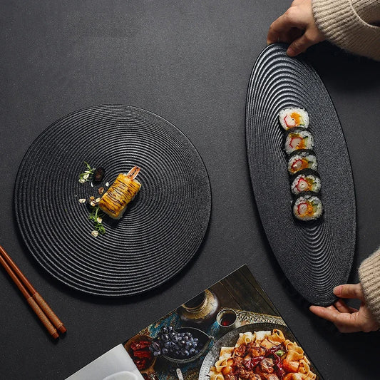 Nihon Noir Serving Trays