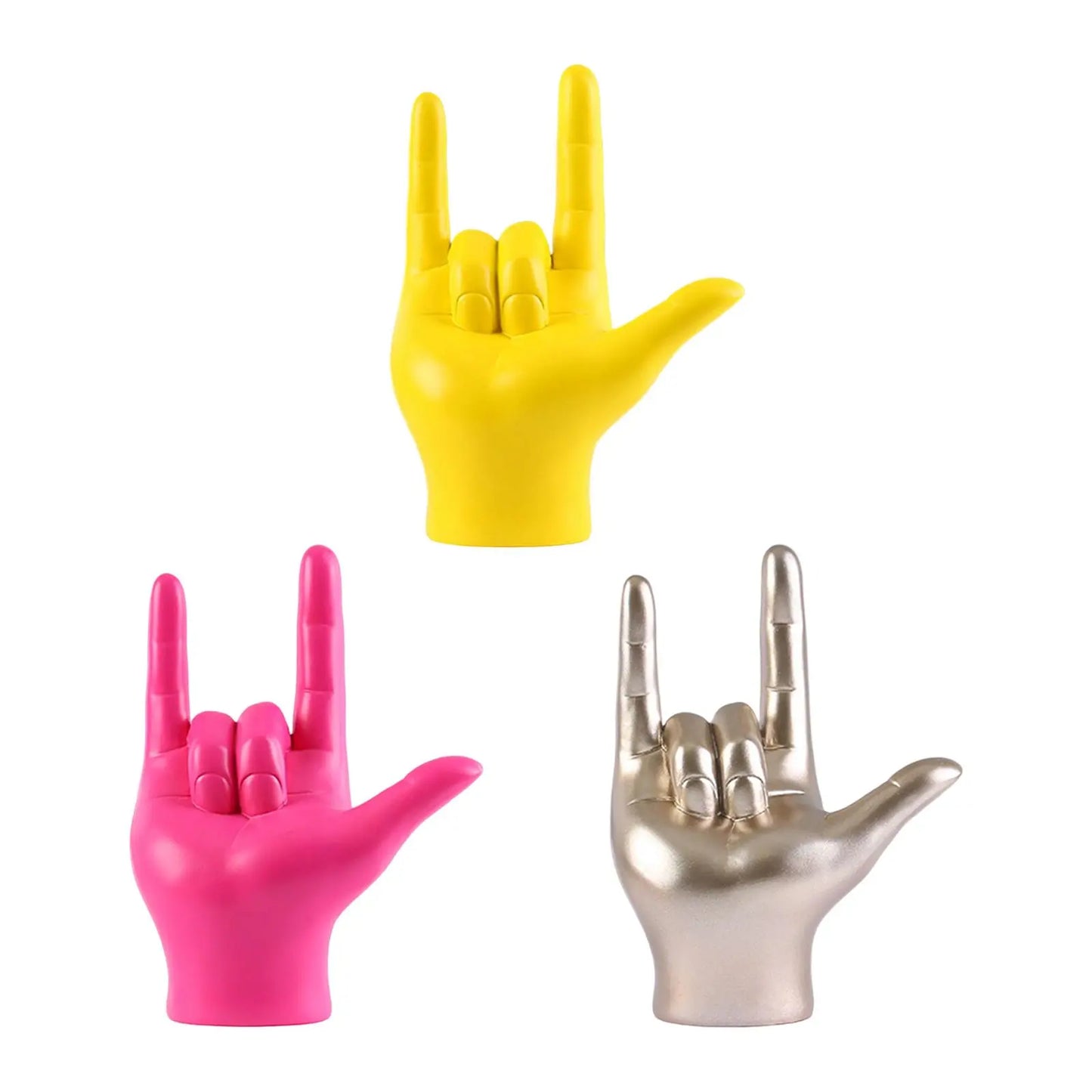 Rock and Roll Hand Gesture Sculpture