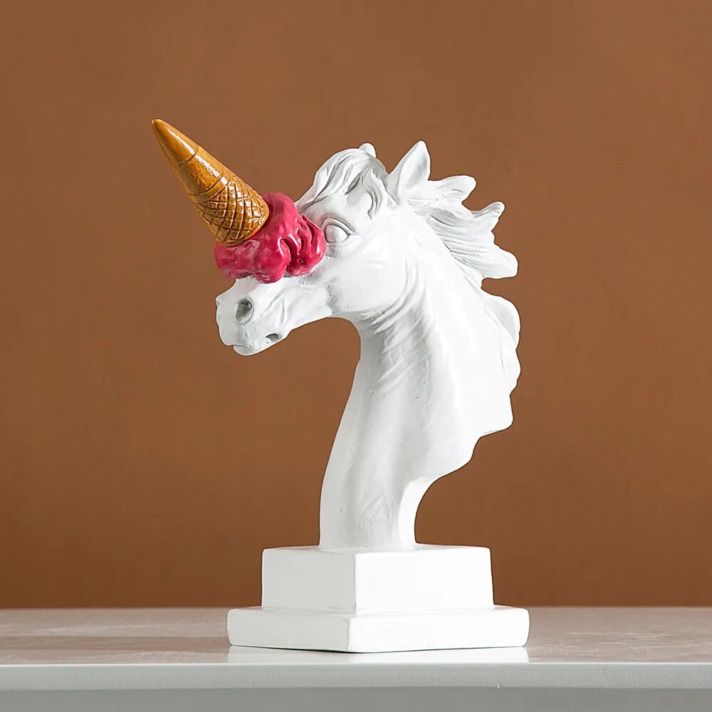 Ice Cream Unicorn Sculpture