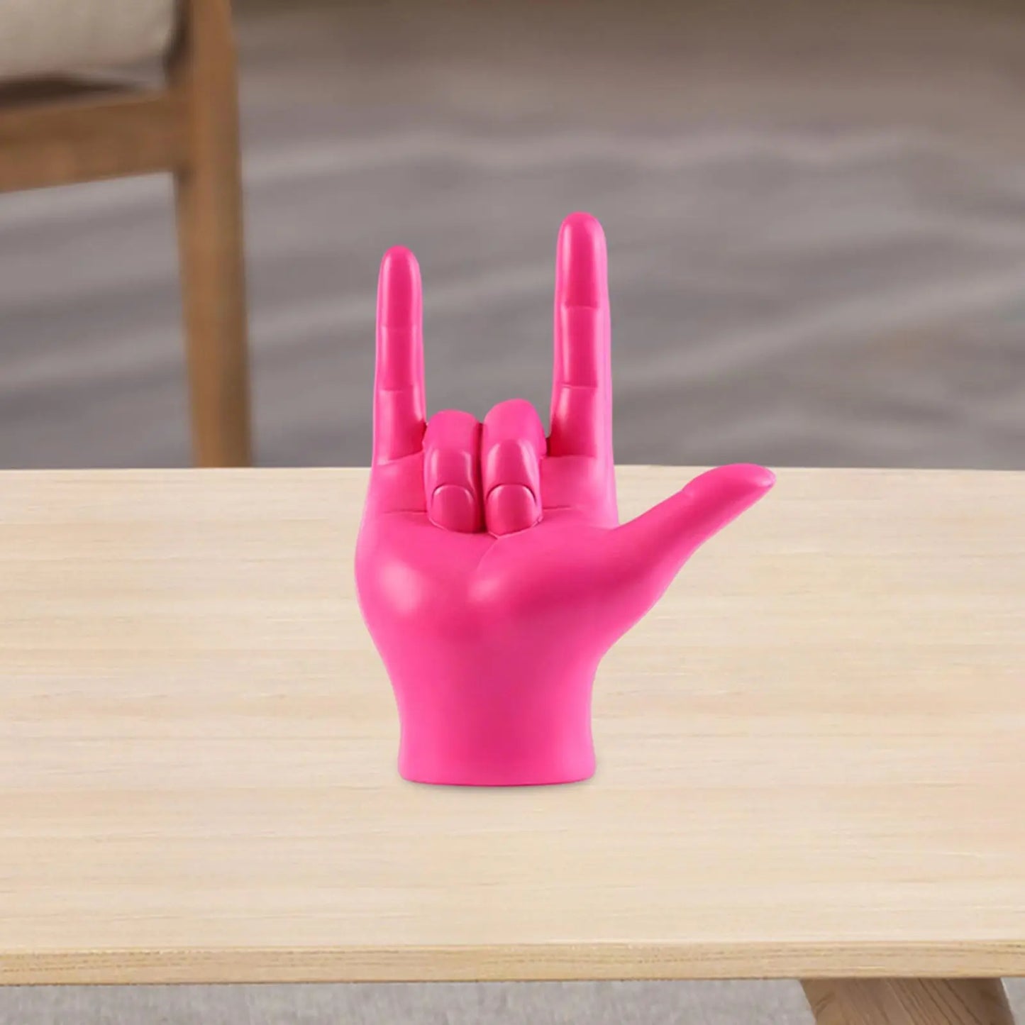 Rock and Roll Hand Gesture Sculpture