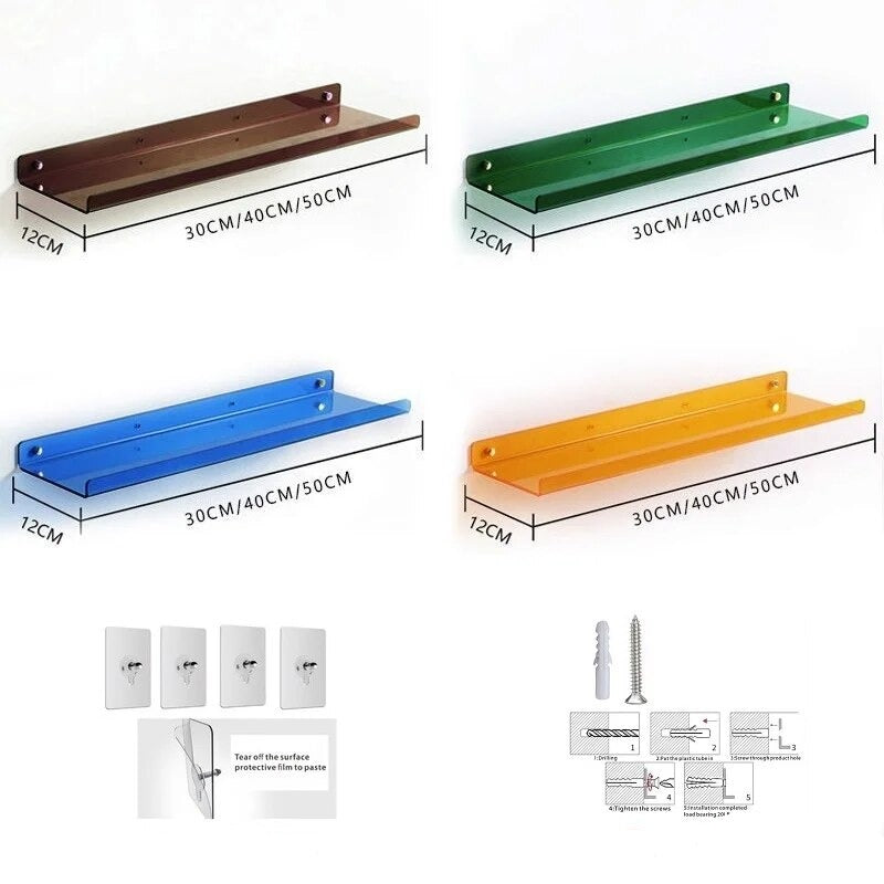 Acrylic Wall Shelf