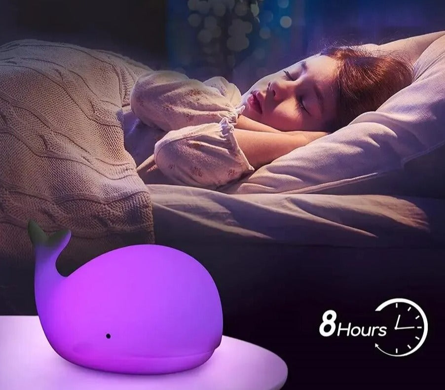 Cute Whale Night Light