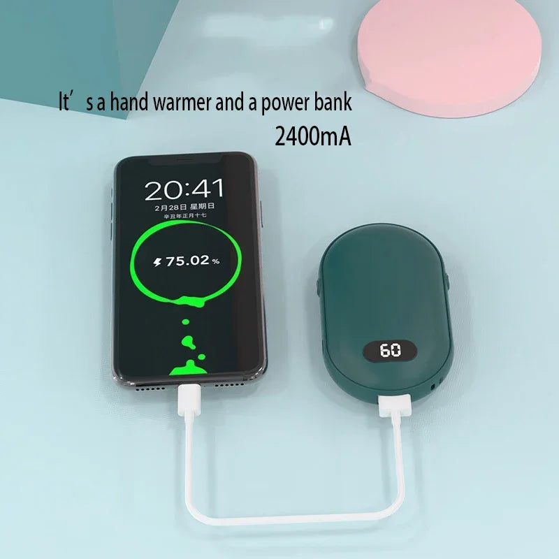 HeatCharge Hand Warmer and Power Bank