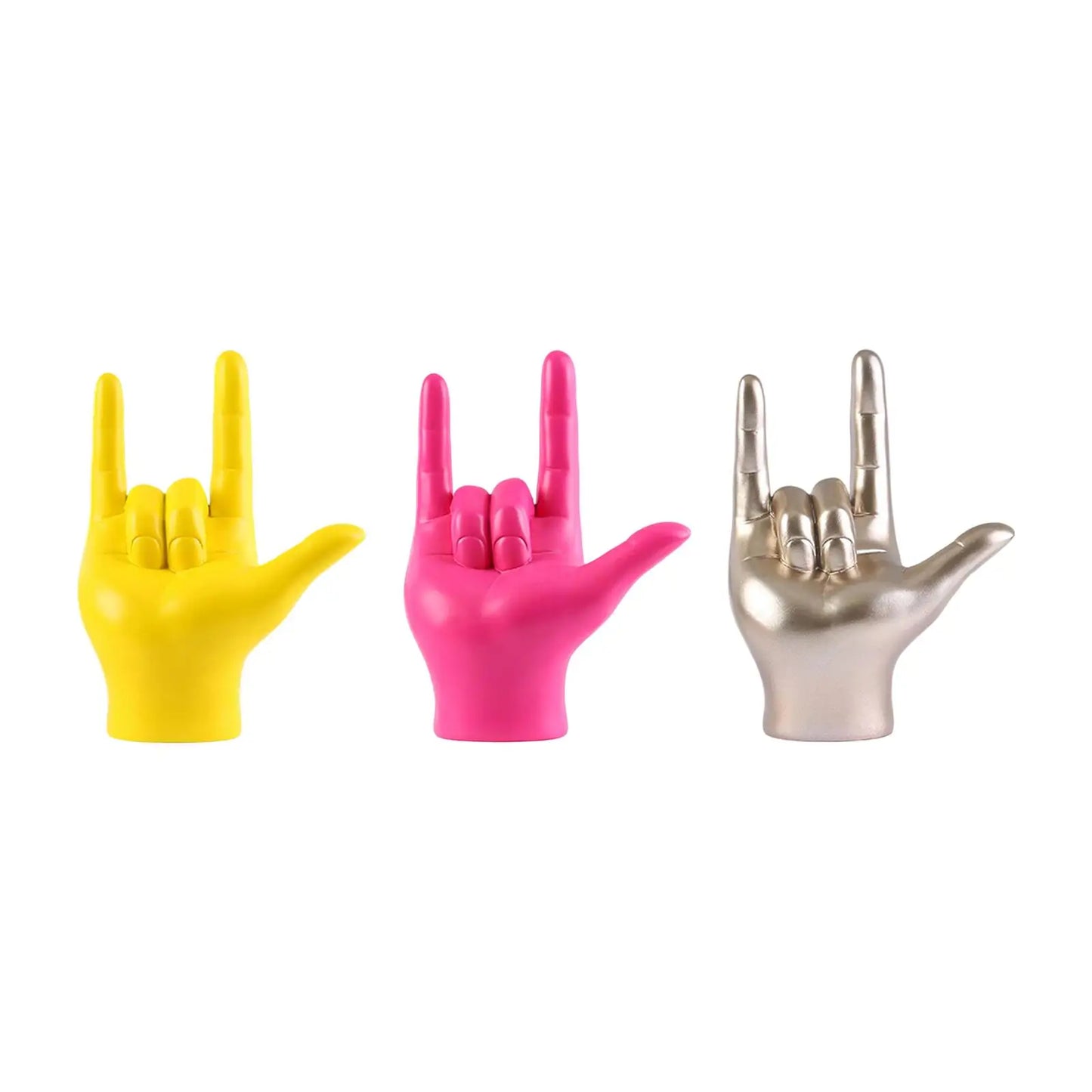 Rock and Roll Hand Gesture Sculpture