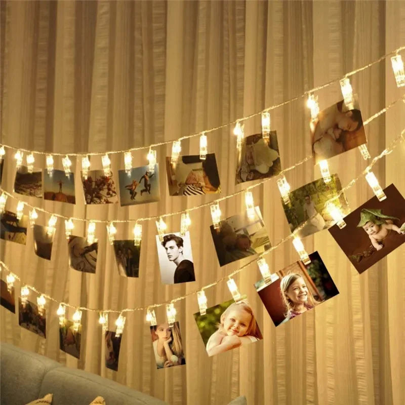 Glow Clip Memories Light String