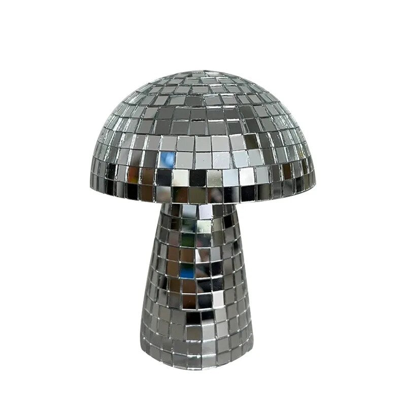 Disco Ball Mushroom Decor