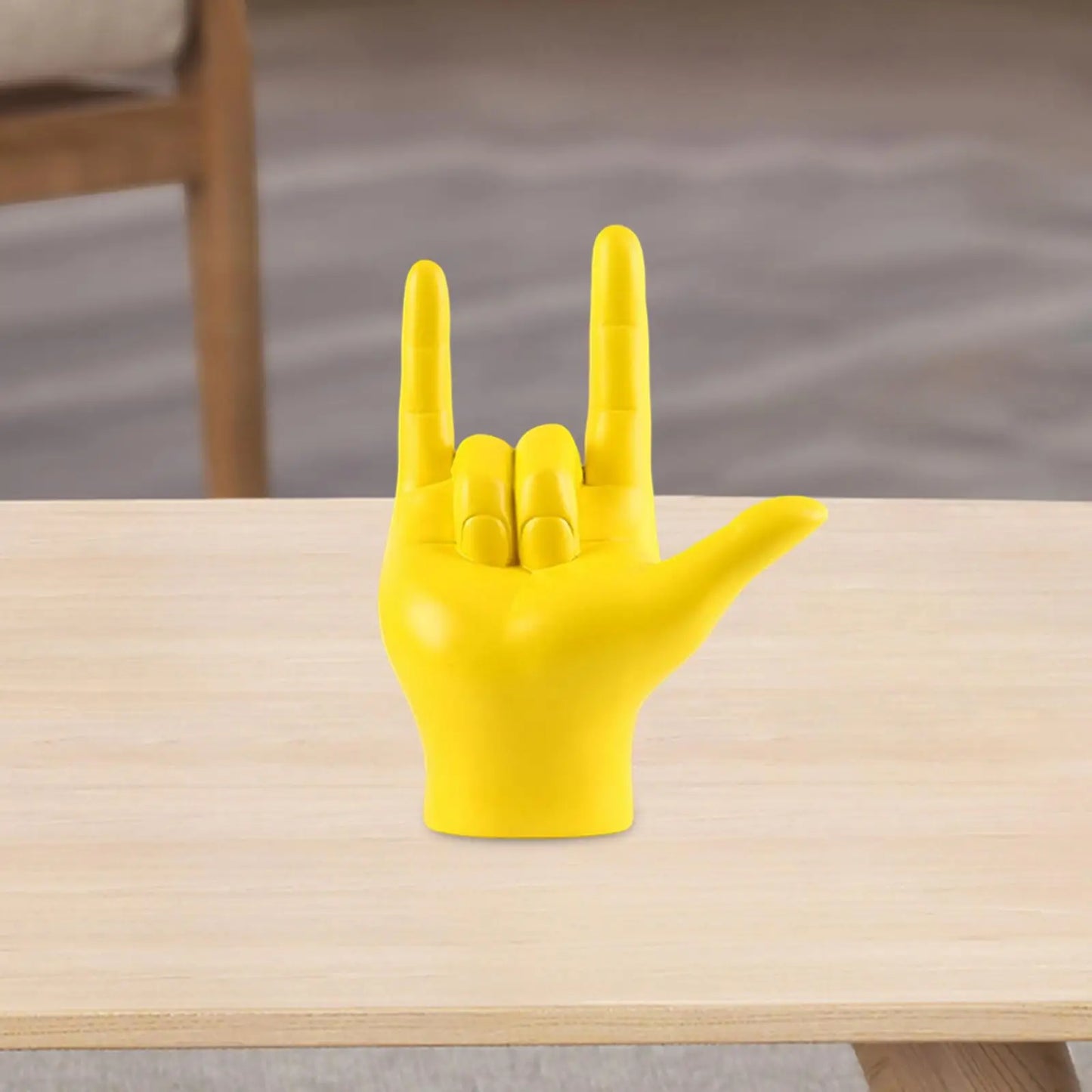 Rock and Roll Hand Gesture Sculpture