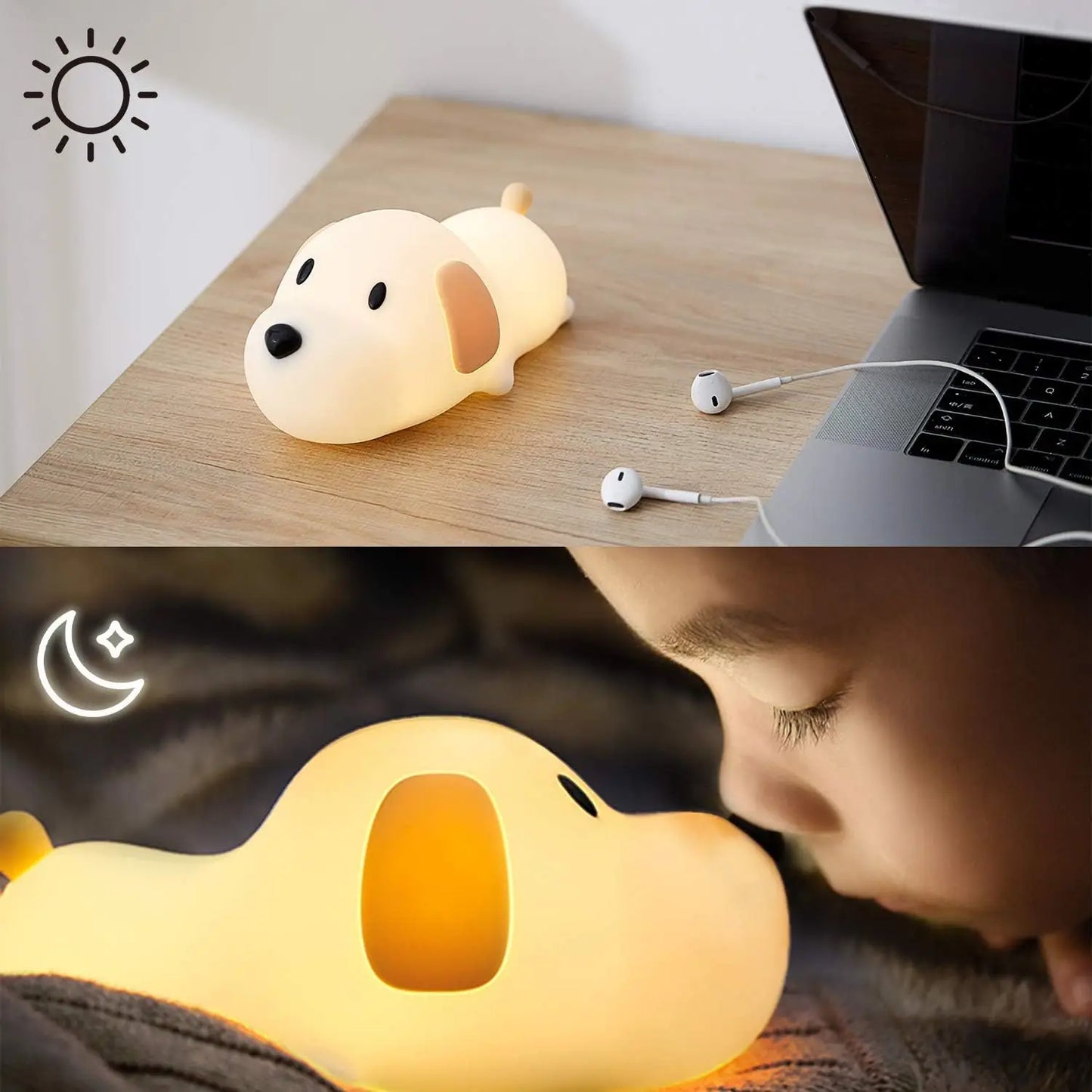 Super Cute LED Puppy Night Light