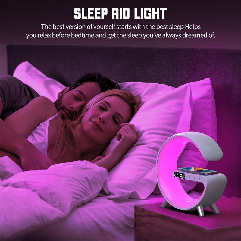 4 In 1 - Mood Light, Speaker, Charger & Alarm Clock